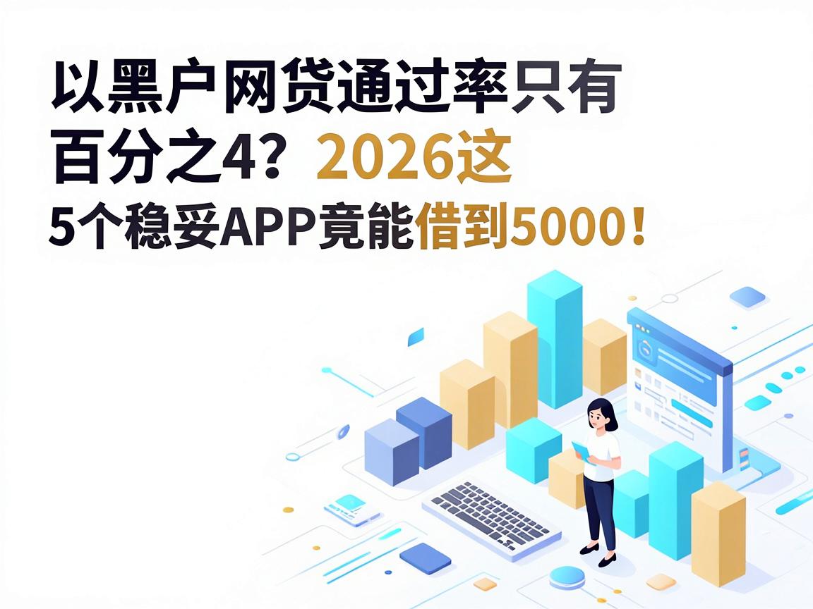 黑户网贷通过率只有百分之4?2026这5个稳妥APP竟能借到5000!
