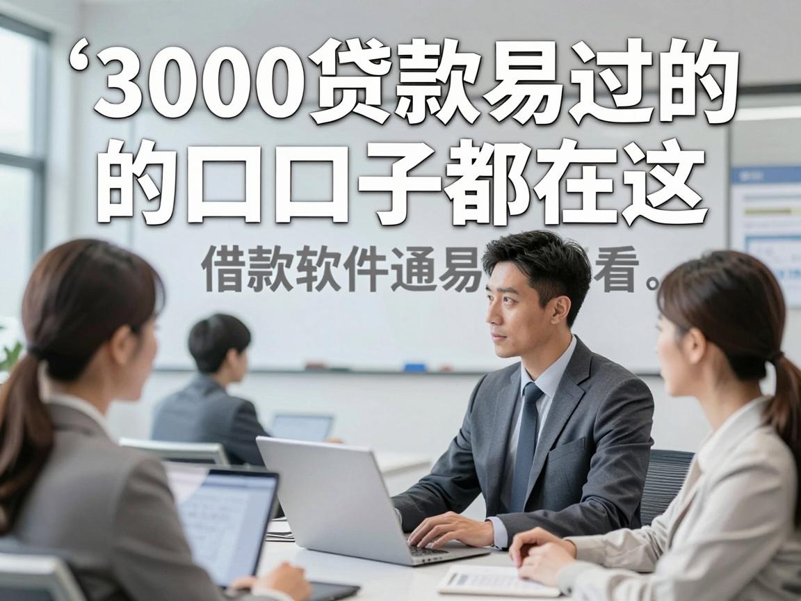 3000贷款易过的口子都在这,借款软件最容易通过的软件速看