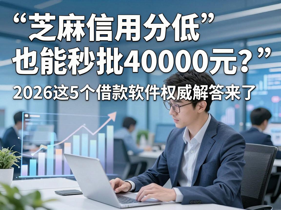 芝麻信用分低也能秒批40000元?2026这5个借款软件权威解答来了