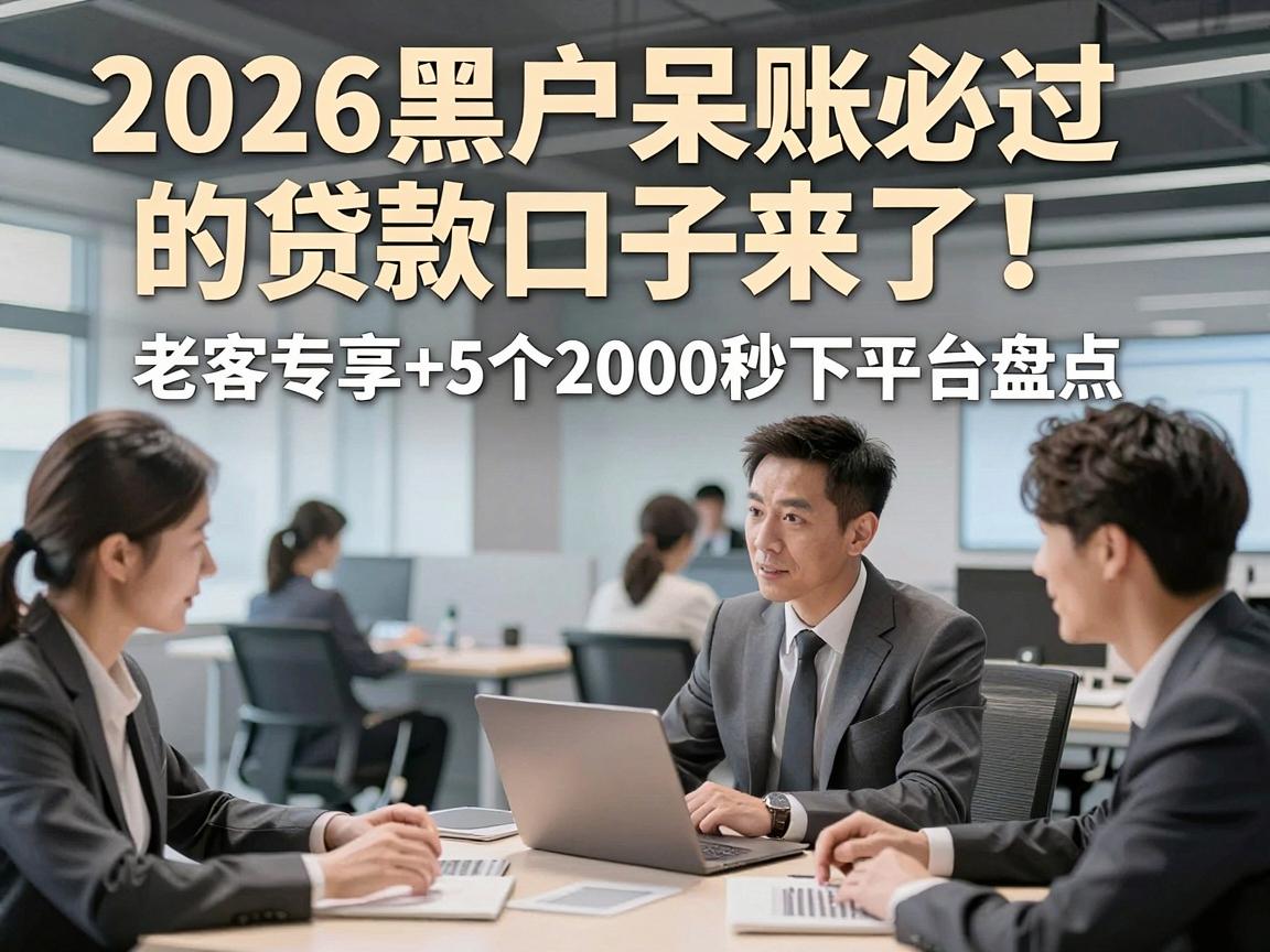 2026黑户呆账必过的贷款口子来了！老客专享+5个2000秒下平台盘点