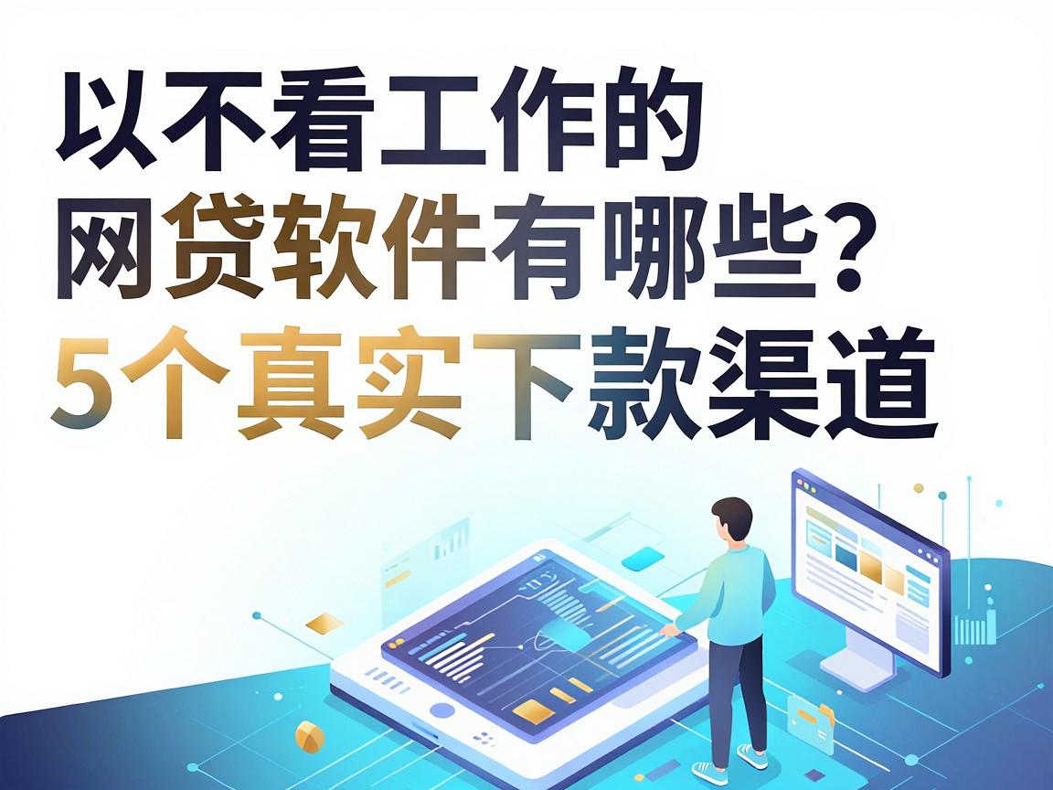 不用看工作的网贷软件有哪些？这5个真实下款渠道深度揭秘