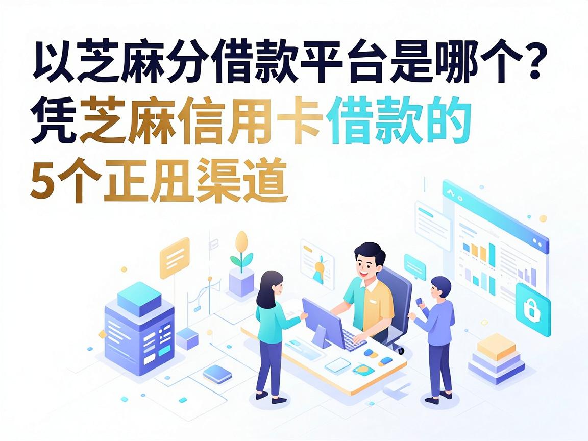 芝麻分借款平台是哪个?凭芝麻信用卡借款的5个正规渠道总结
