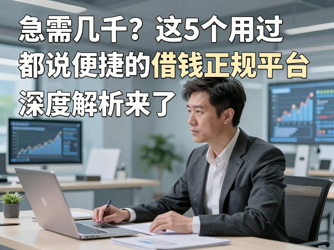 急需几千?这5个用过都说便捷的借钱正规平台,深度解析来了!