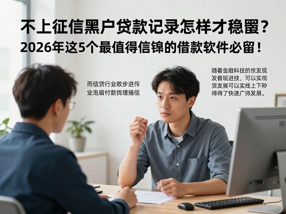 不上征信黑户贷款记录怎样才稳妥？2026年这5个最值得信赖的借款软件必留！
