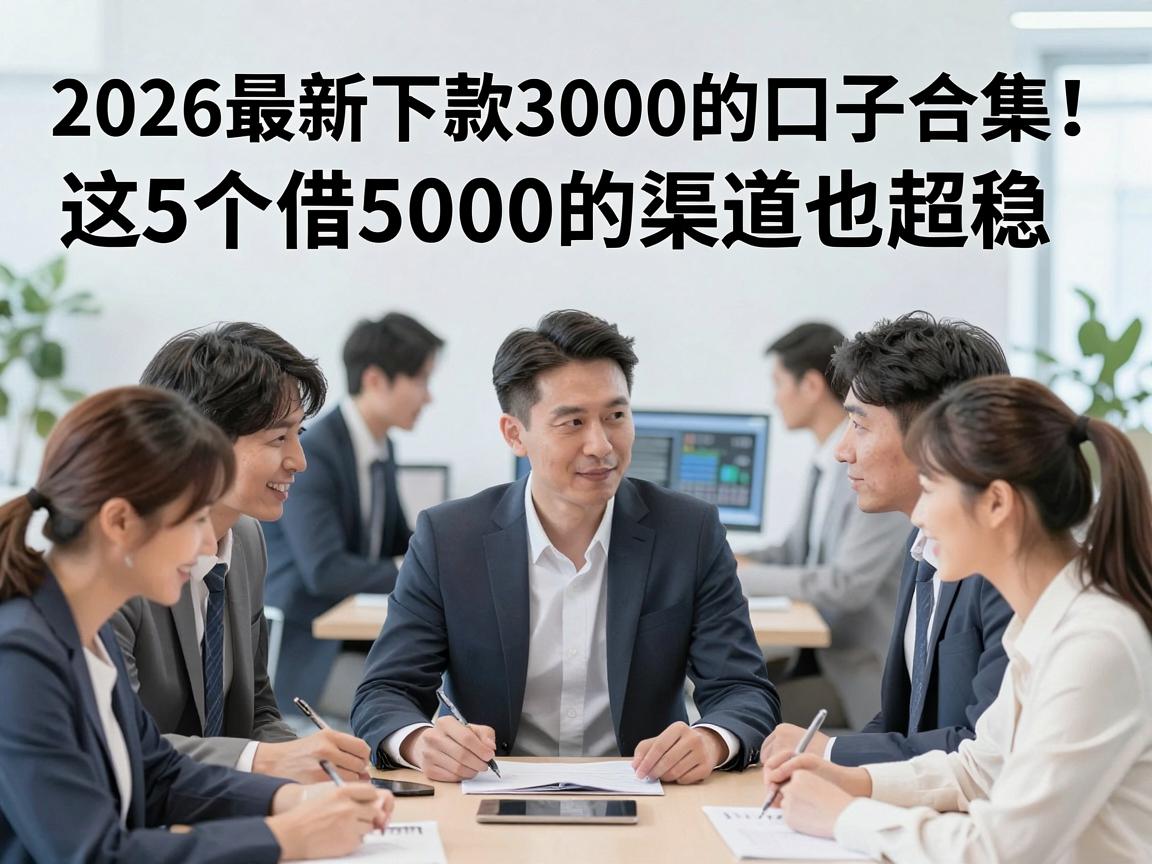 2026最新下款3000的口子合集！这5个借5000的渠道也超稳！