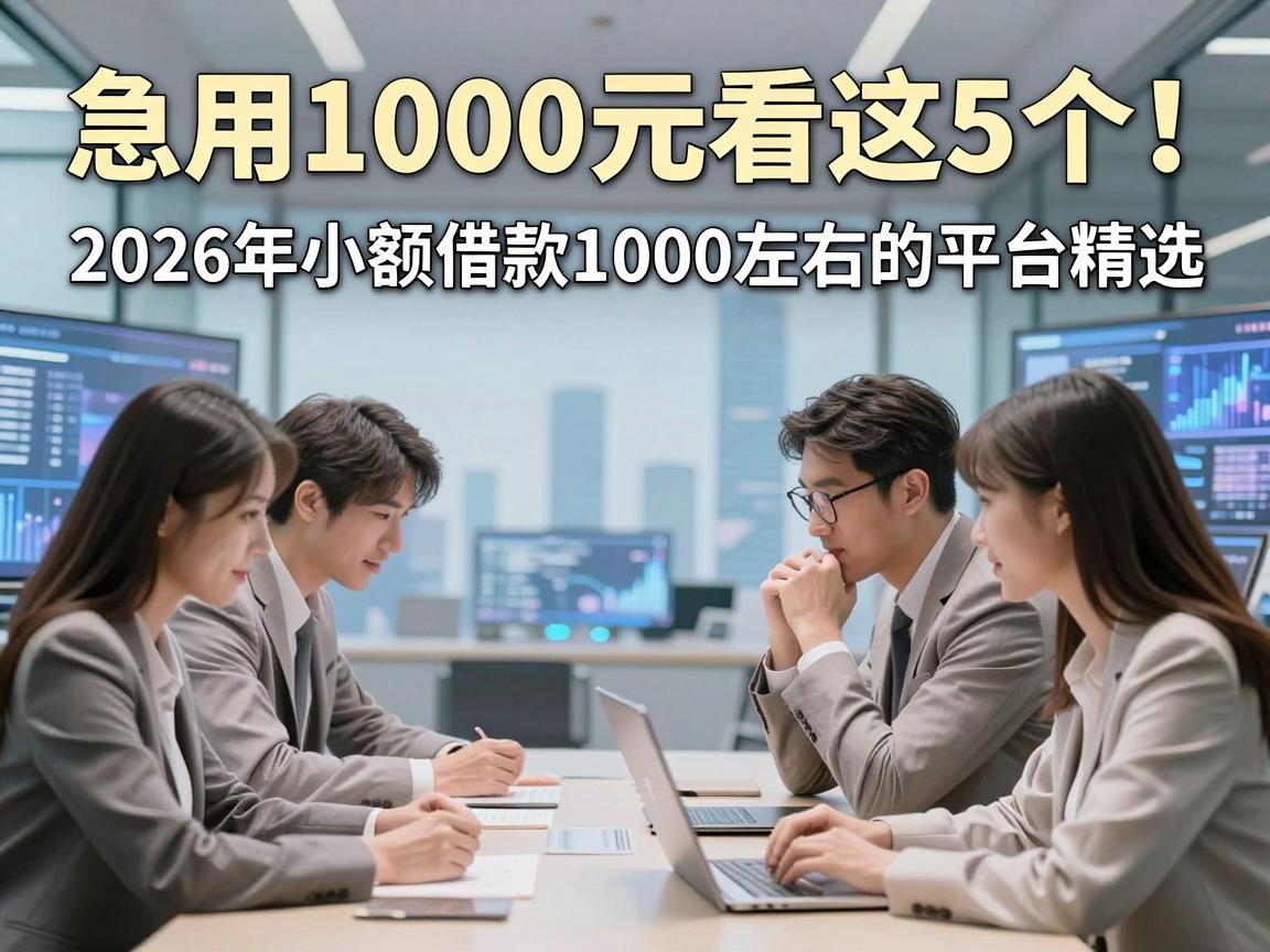 急用1000元看这5个!2026年小额借款1000左右的平台精选