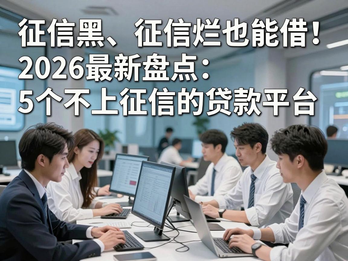 征信黑、征信烂也能借!2026最新盘点:5个不上征信的贷款平台,征信不好照样拿3000