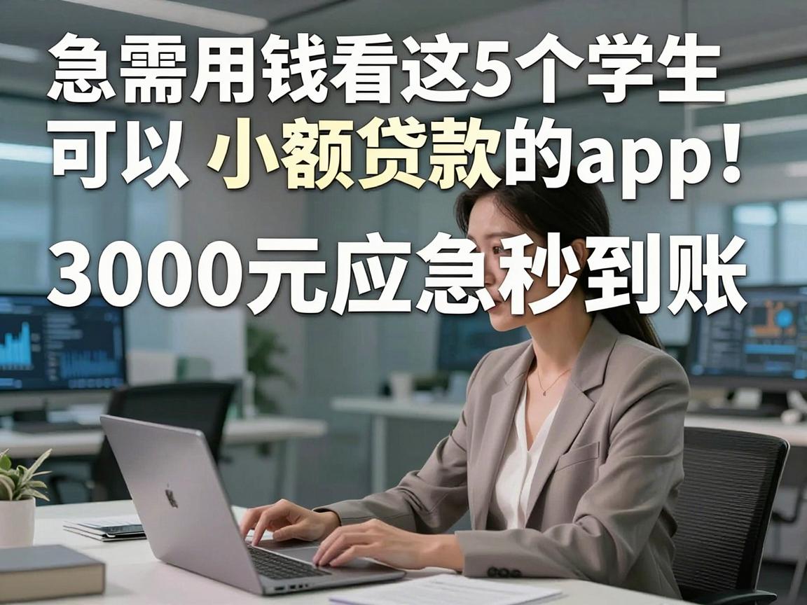 急需用钱看这5个学生可以小额贷款的app!3000元应急秒到账