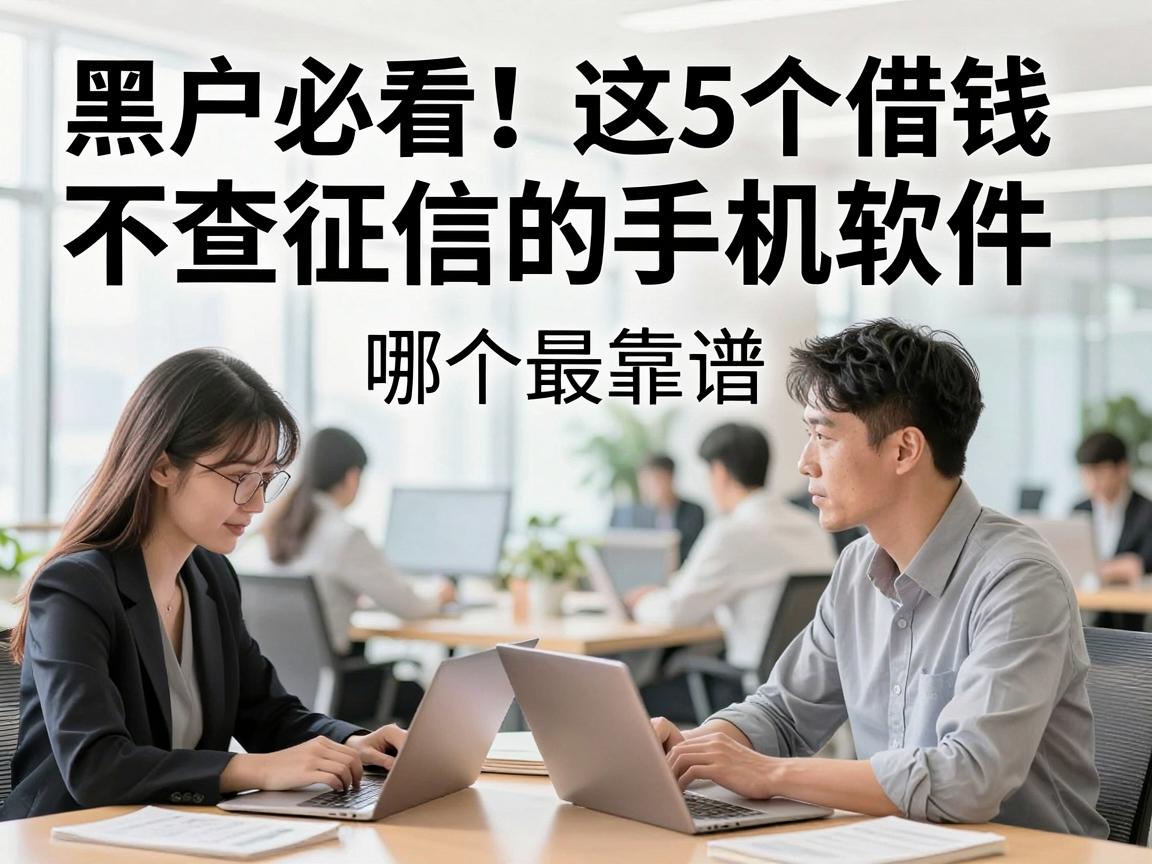 黑户必看!这5个借钱不查征信的手机软件,哪个最靠谱?