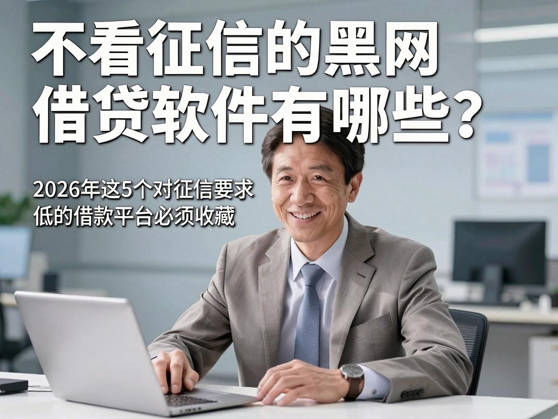 不看征信的黑网贷软件有哪些？2026年这5个对征信要求低的借款平台必须收藏！