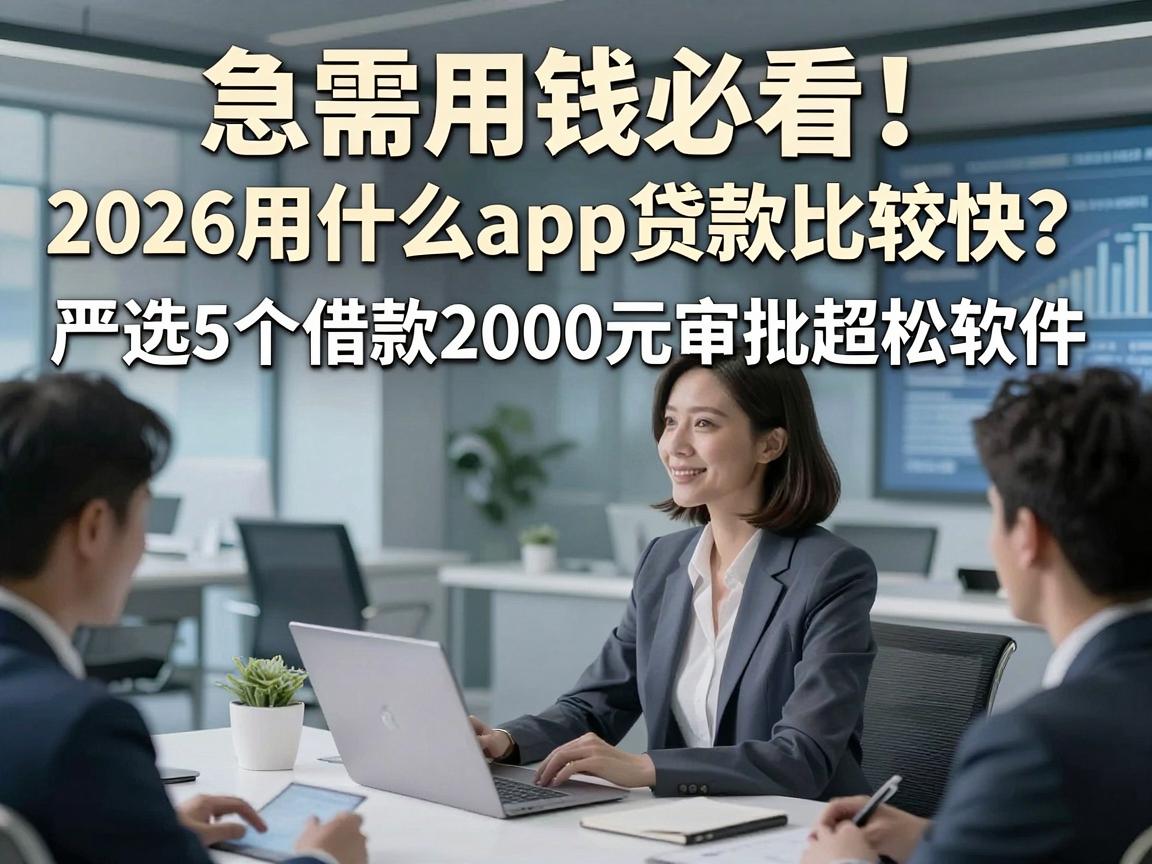 急需用钱必看!2026用什么app贷款比较快?严选5个借款2000元审批超松软件