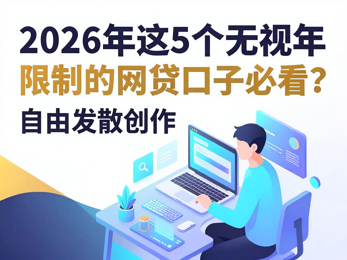 黑户用身份证借钱怎么借?2026年这5个无视年龄限制的网贷口子必看