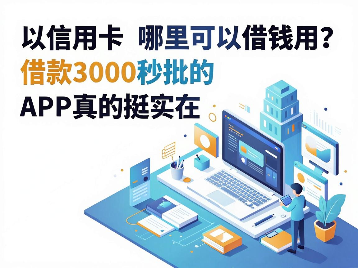 信用卡黑户哪里可以借钱用？这5个借款3000秒批的APP真的挺实在