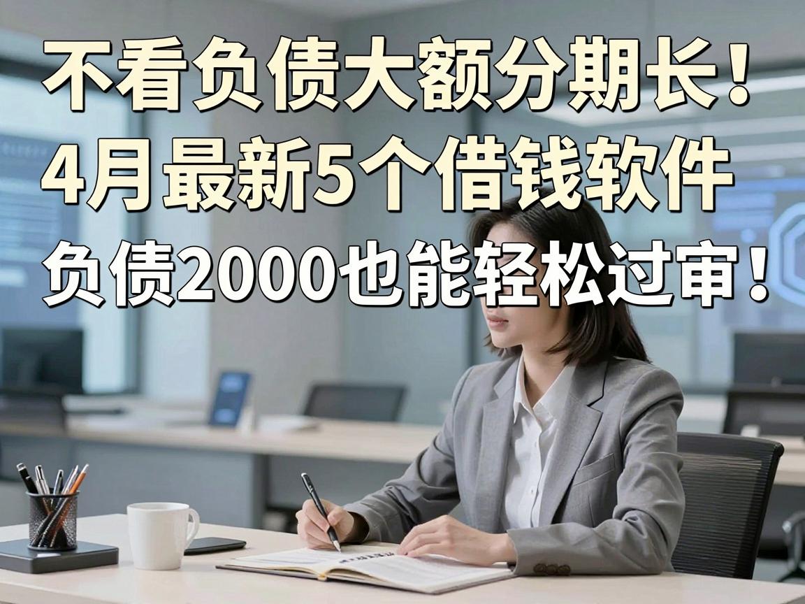 不看负债大额分期长!4月最新5个借钱软件,负债2000也能轻松过审