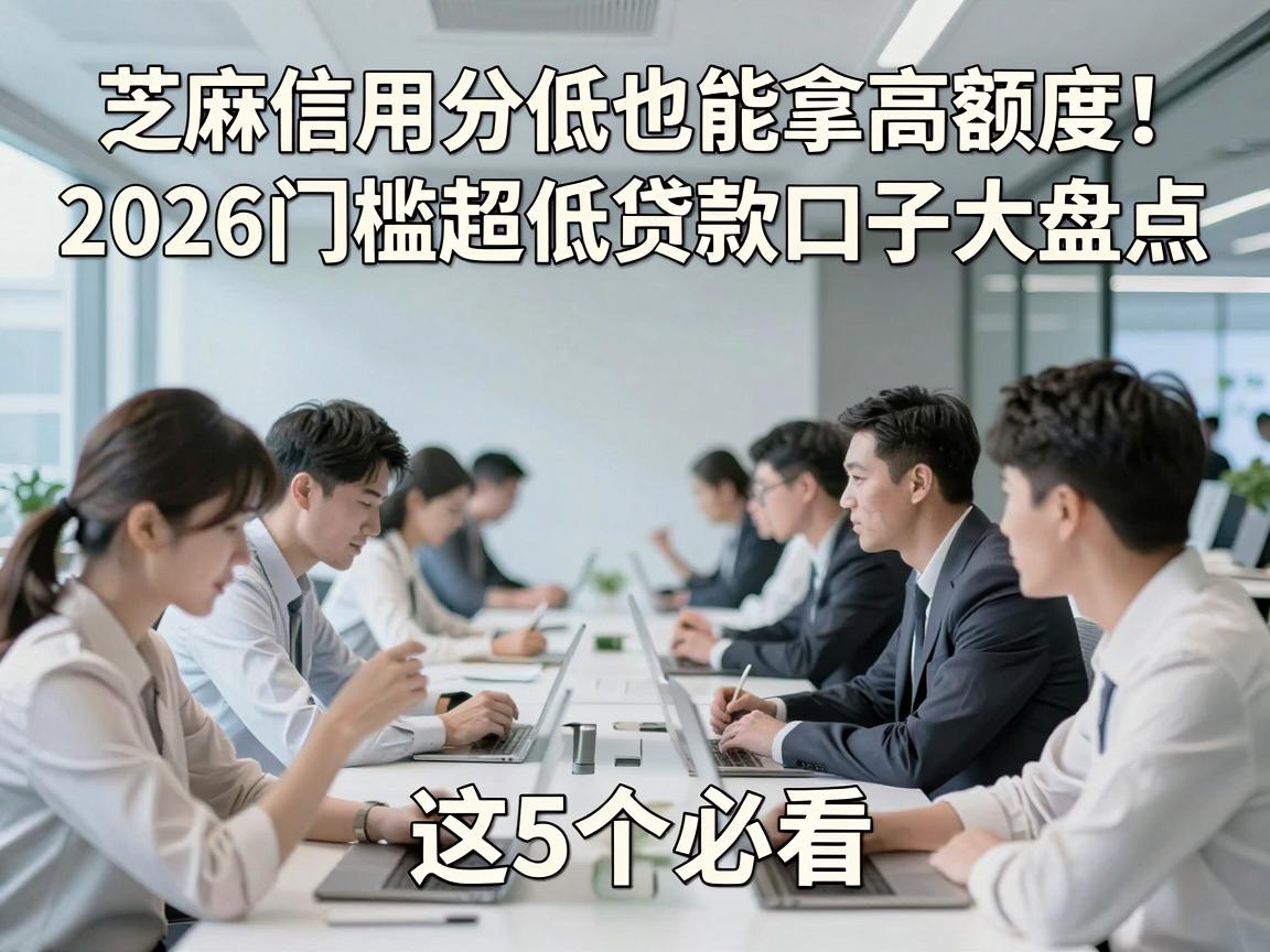 芝麻信用分低也能拿高额度!2026门槛超低贷款口子大盘点,这5个必看