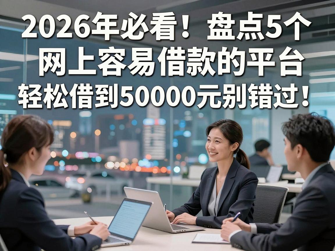2026年必看!盘点5个网上容易借款的平台,轻松借到50000元别错过