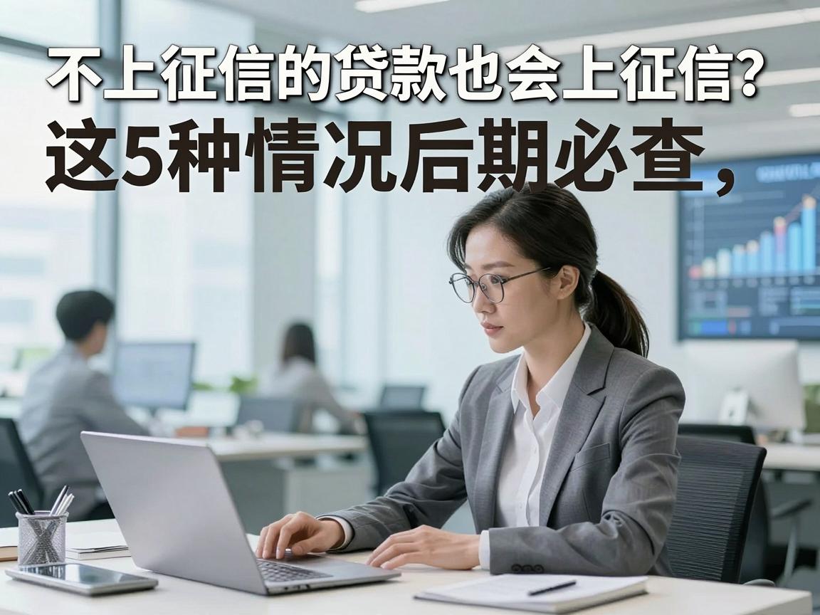 不上征信的贷款也会上征信?这5种情况后期必查,别再大意!