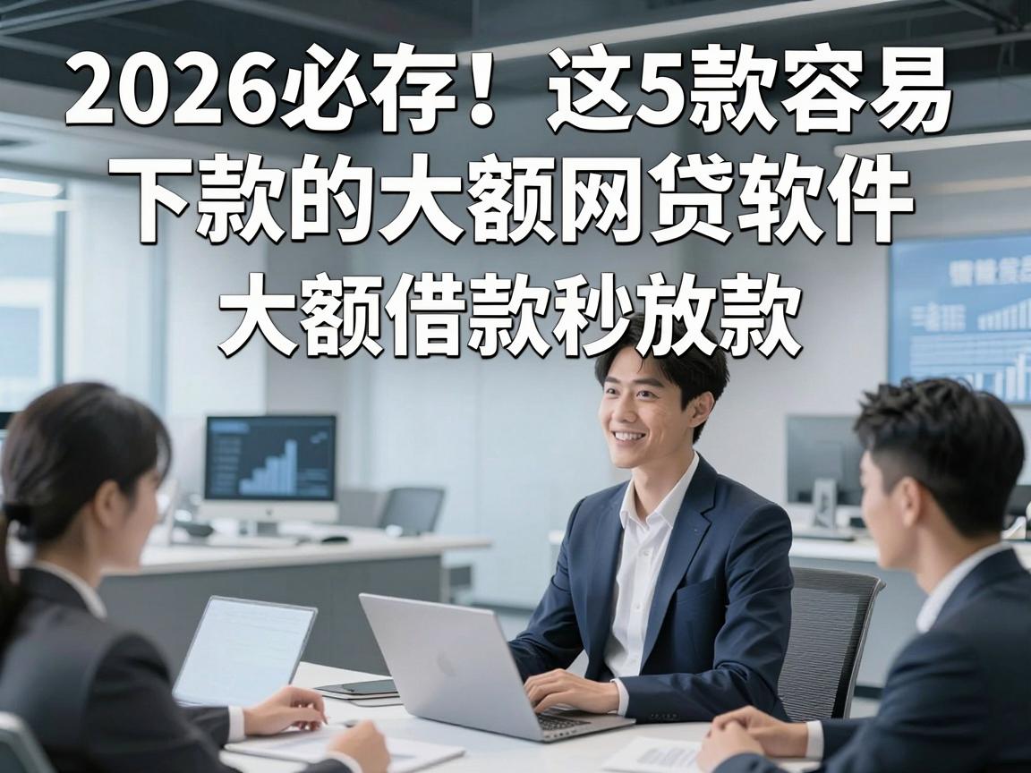 2026必存!这5款容易下款的大额网贷软件,大额借款秒放款