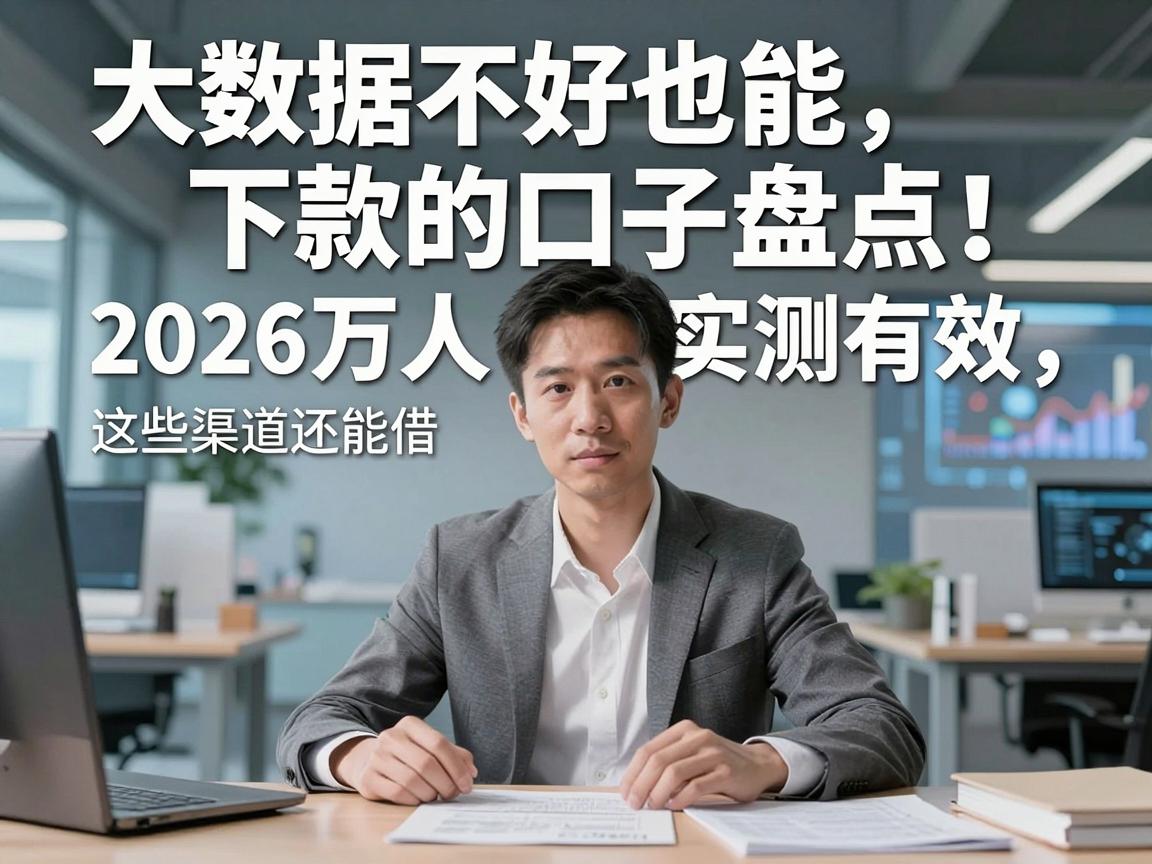 大数据不好也能下款的口子盘点！2026万人实测有效，这些渠道还能借！