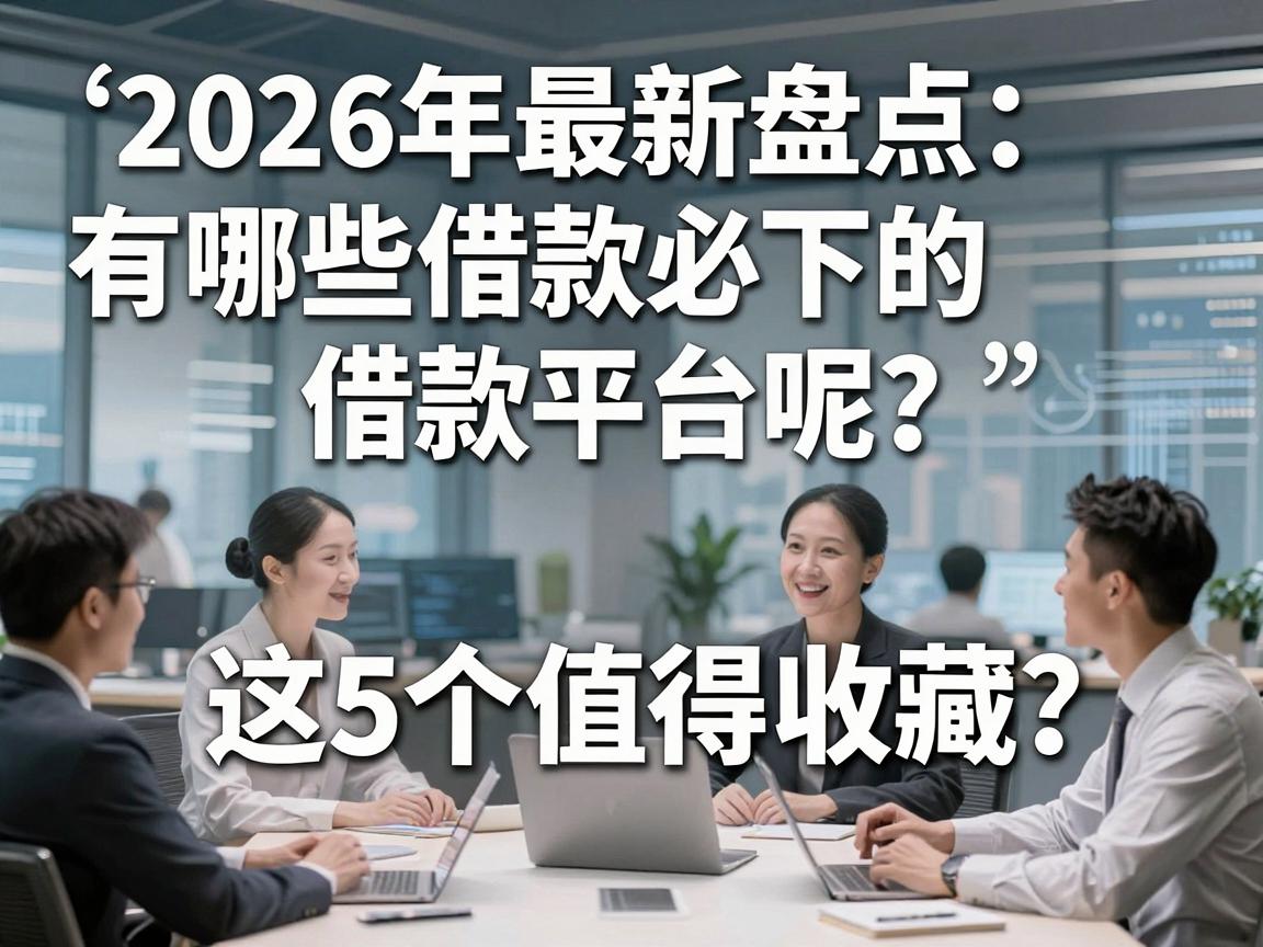 2026年最新盘点:有哪些借款必下的借款平台呢?这5个值得收藏!