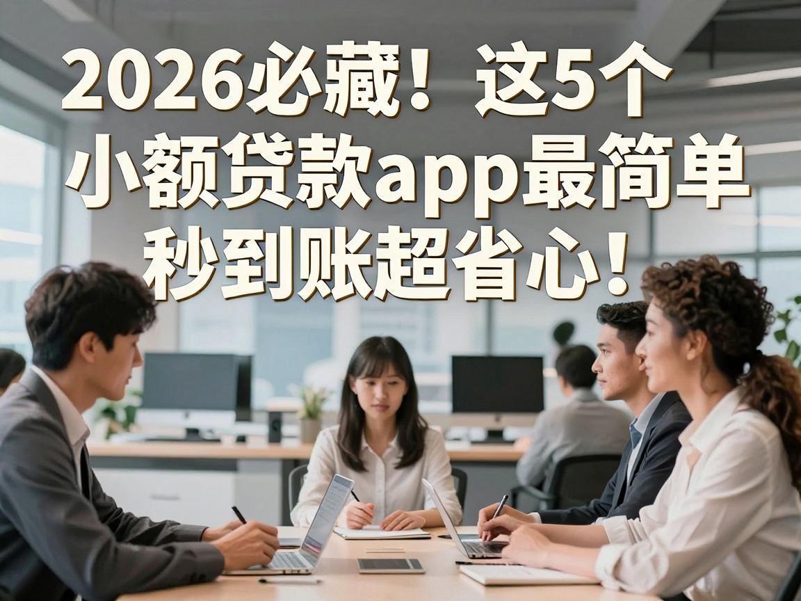 2026必藏！这5个小额贷款app最简单，秒到账超省心！