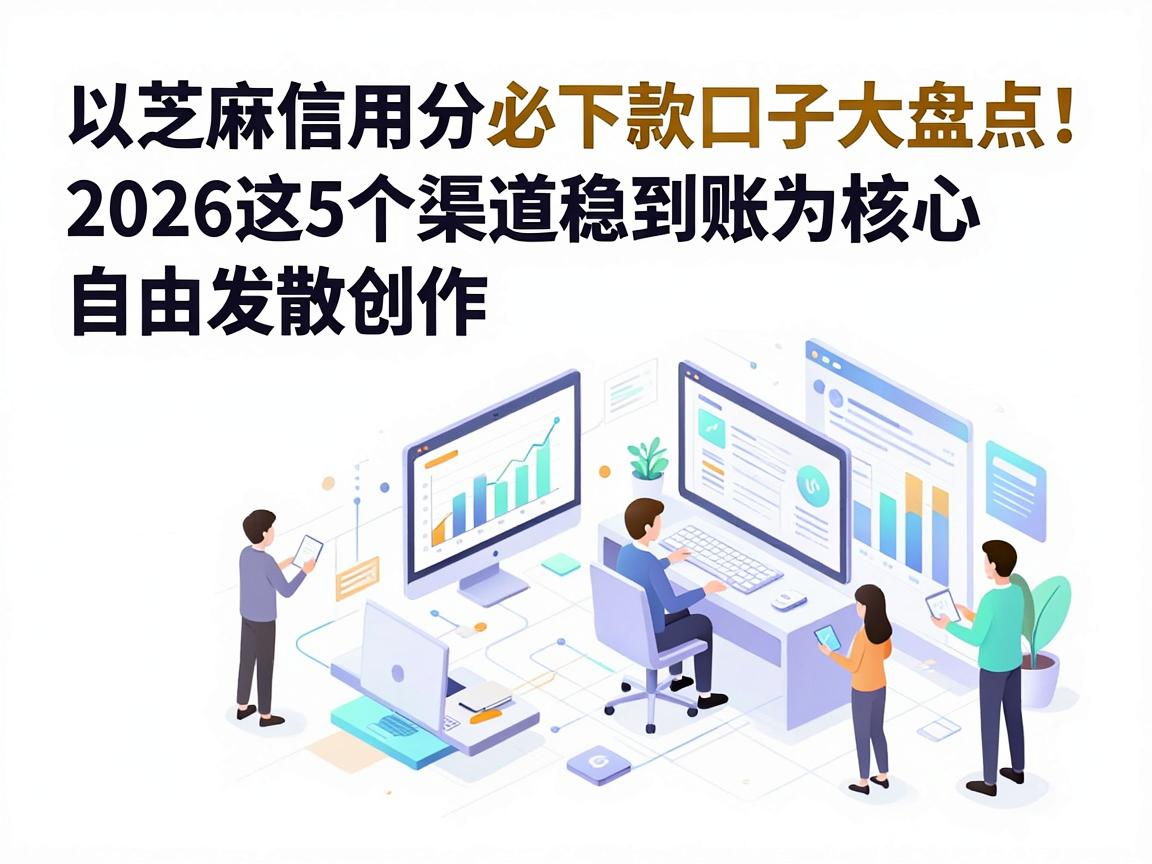 芝麻信用分必下款口子大盘点!2026这5个渠道稳到账