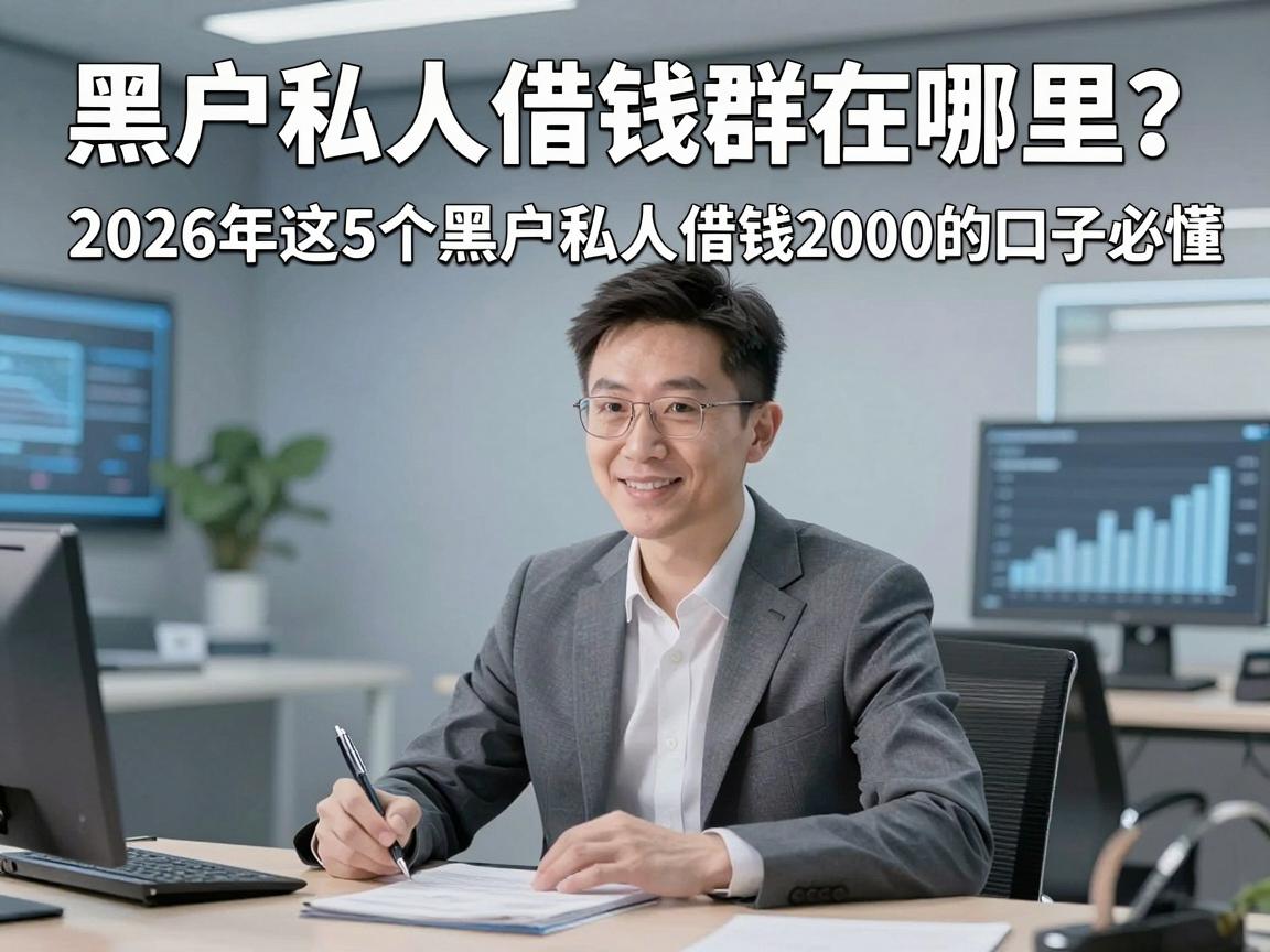 黑户私人借钱群在哪里?2026年这5个黑户私人借钱2000的口子必懂!
