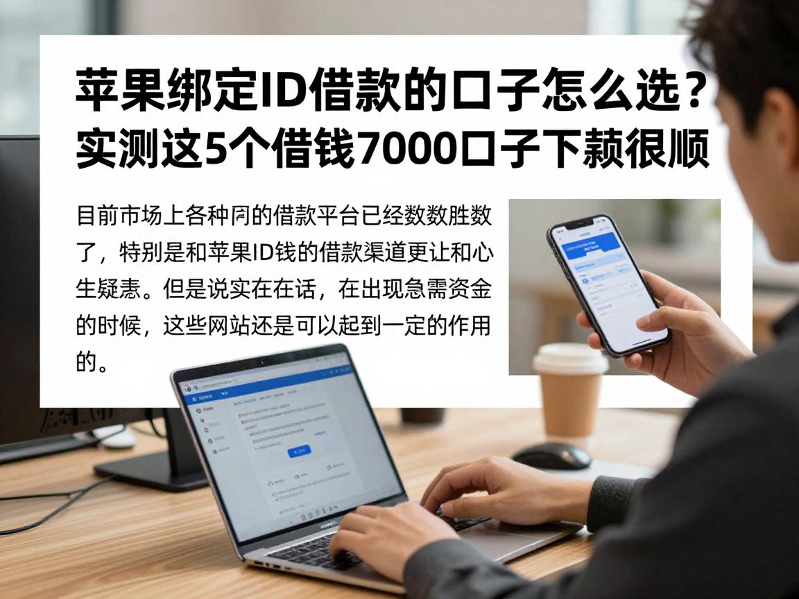 苹果绑定id借款的口子怎么选？实测这5个借钱7000口子下款很顺