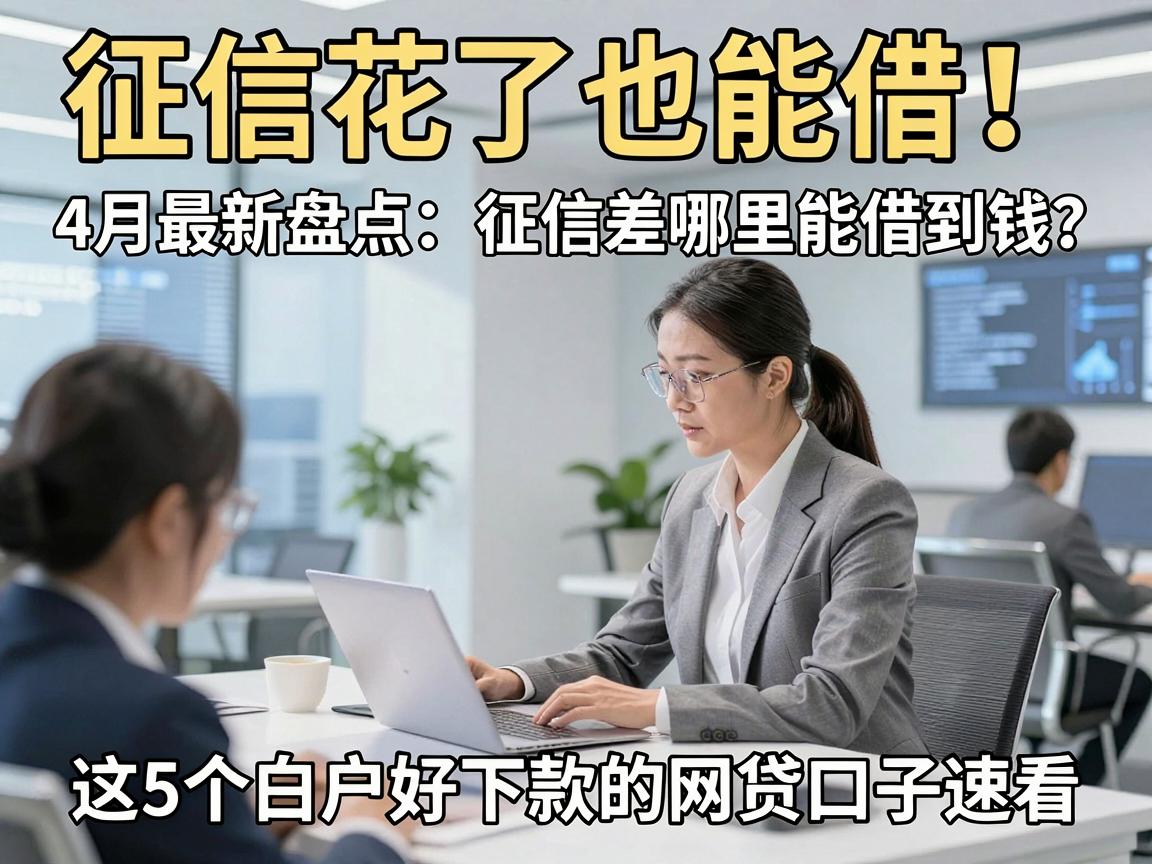 征信花了也能借!4月最新盘点:征信差哪里能借到钱?这5个白户好下款的网贷口子速看
