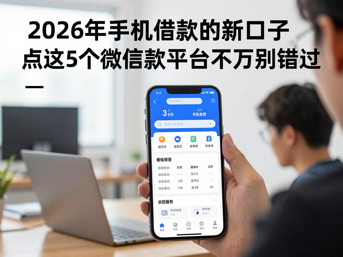 2026年手机借款的新口子点这5个微信放款平台千万别错过