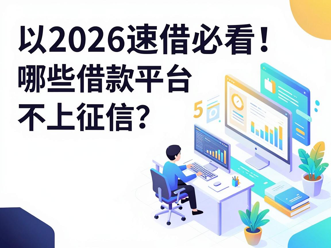 2026速借必看!哪些借款平台不上征信?这5个对征信要求不高的网贷APP秒到账