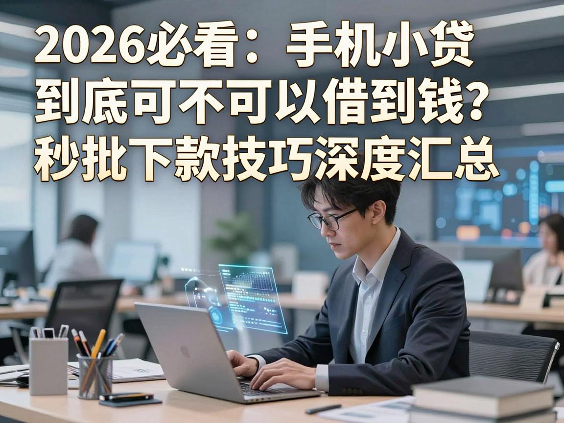 2026必看:手机小贷到底可不可以借到钱?秒批下款技巧深度汇总!