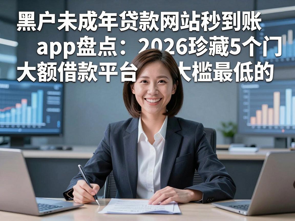 黑户未成年贷款网站秒到账app盘点:2026珍藏5个门槛最低的大额借款平台