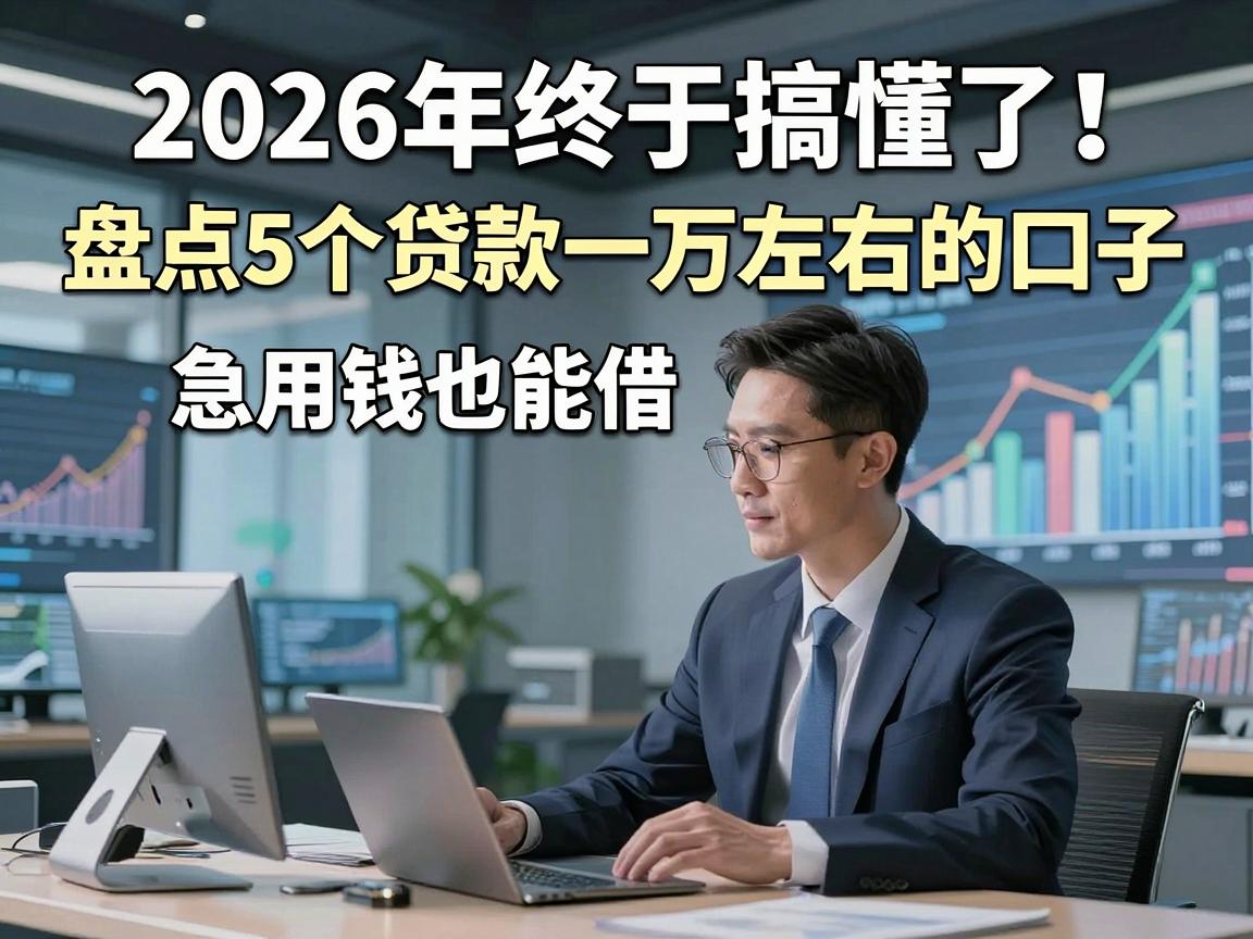 2026年终于搞懂了!盘点5个贷款一万左右的口子,急用钱也能借