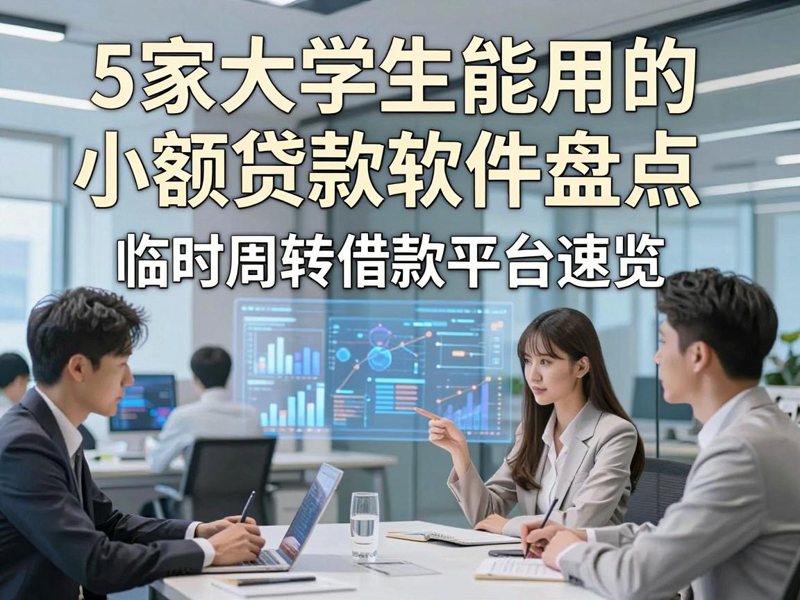 5家大学生能用的小额贷款软件盘点,临时周转借款平台速览!