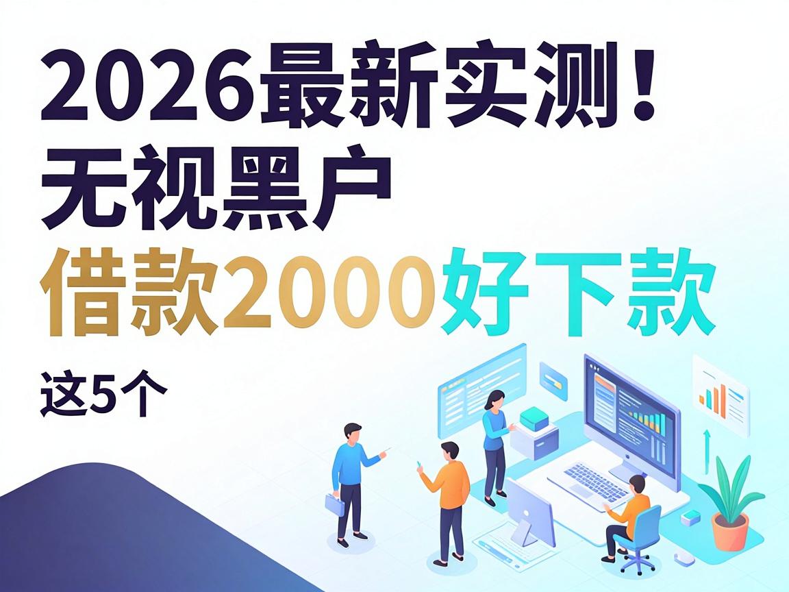 2026最新实测!这5个无视黑户、借款2000好下款的平台,黑户也能顺利通过审核