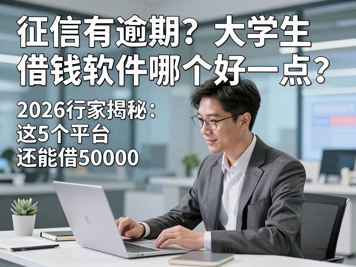 征信有逾期?大学生借钱软件哪个好一点?2026行家揭秘:这5个平台还能借50000!