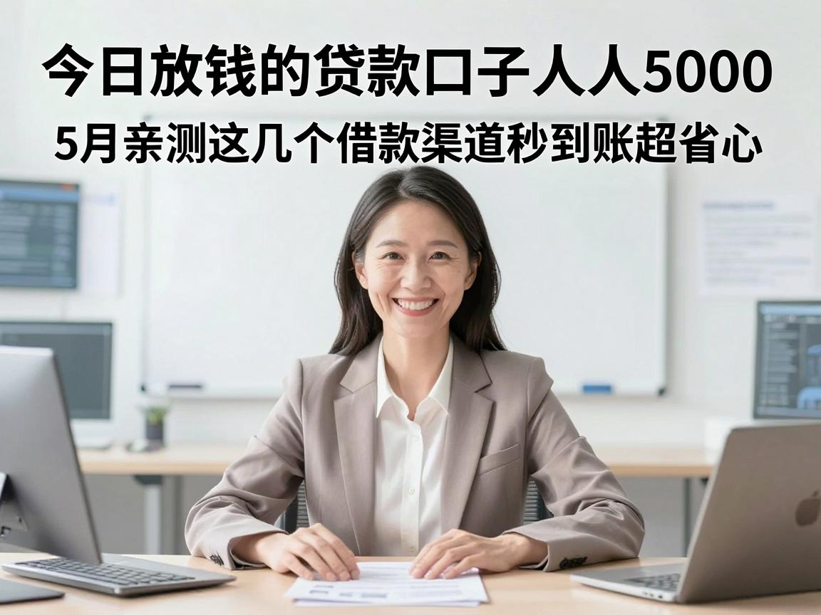 今日放钱的贷款口子人人5000,5月亲测这几个借款渠道秒到账超省心!