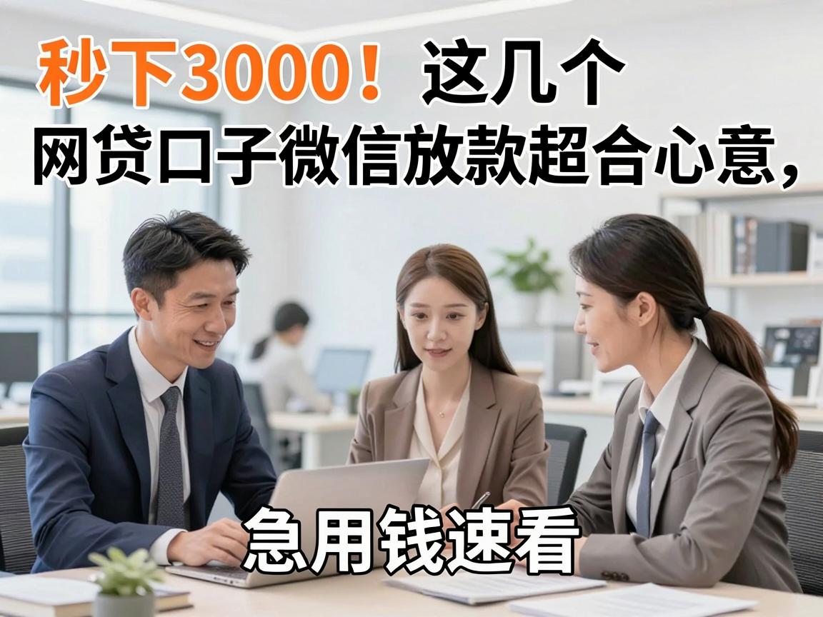 秒下3000!这几个网贷口子微信放款超合心意,急用钱速看