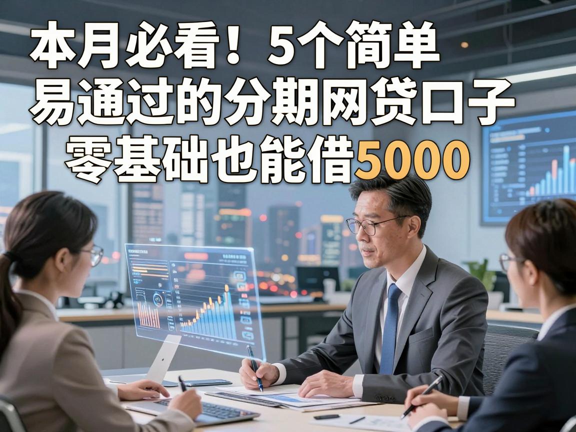 本月必看！5个简单易通过的分期网贷口子，零基础也能借5000