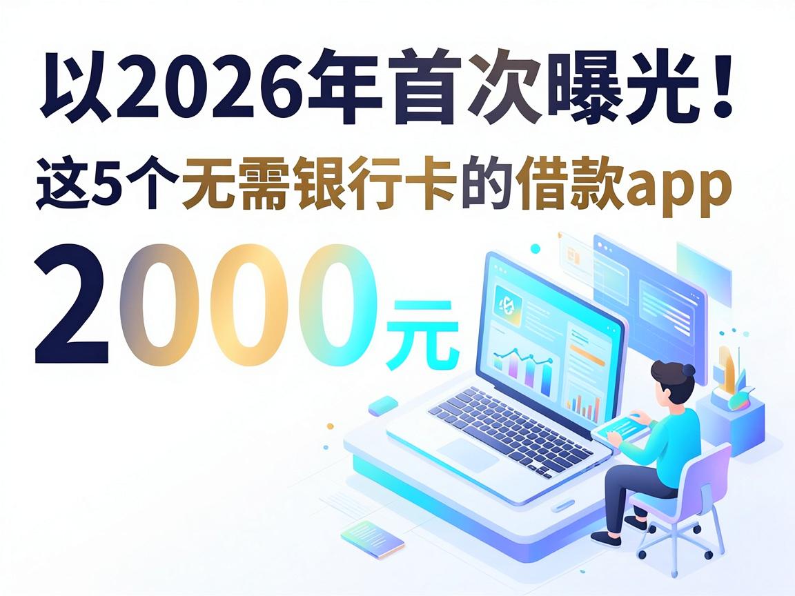 2026年首次曝光！这5个无需银行卡的借款app，2000元必下真心值得选