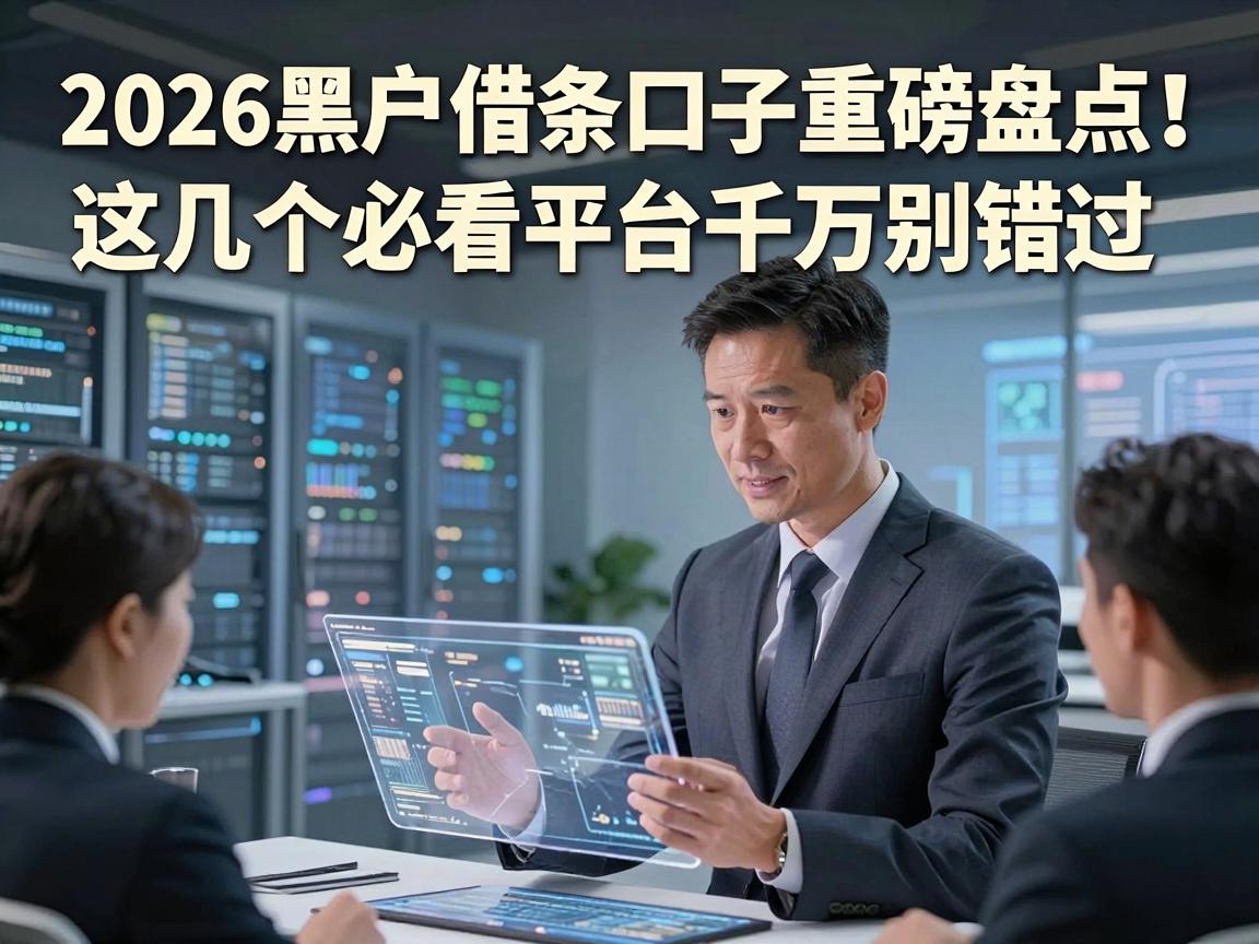 2026黑户借条口子重磅盘点！这几个必看平台千万别错过