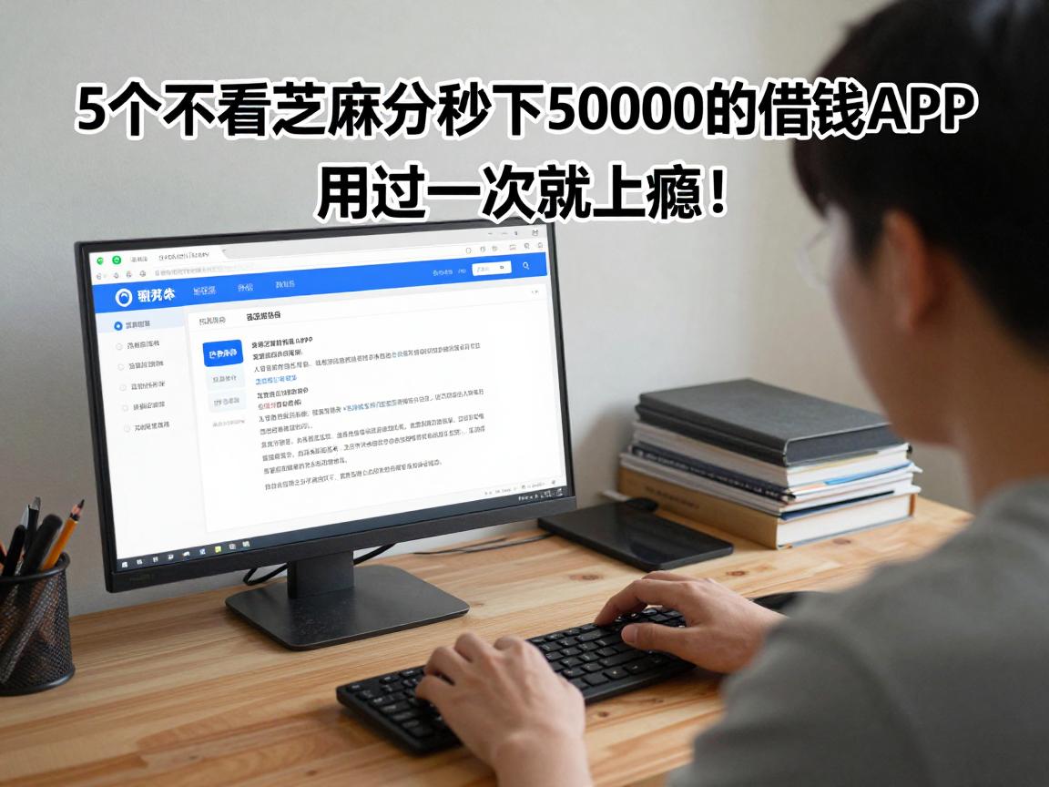 5个不看芝麻分秒下50000的借钱APP,用过一次就上瘾!