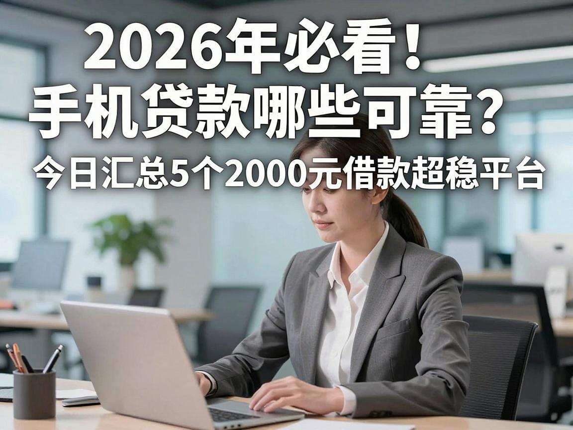2026年必看!手机贷款哪些可靠?今日汇总5个2000元借款超稳平台