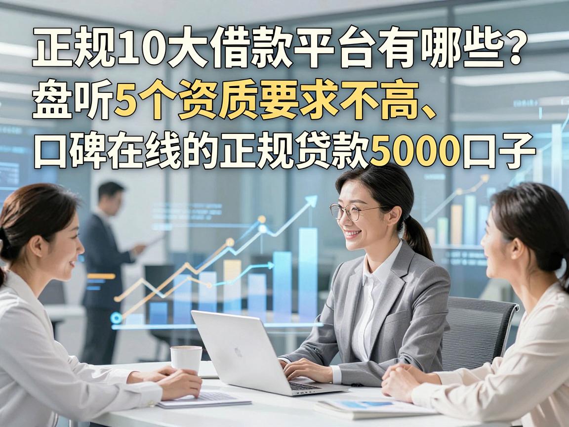 正规10大借款平台有哪些？盘点5个资质要求不高、口碑在线的正规贷款5000口子