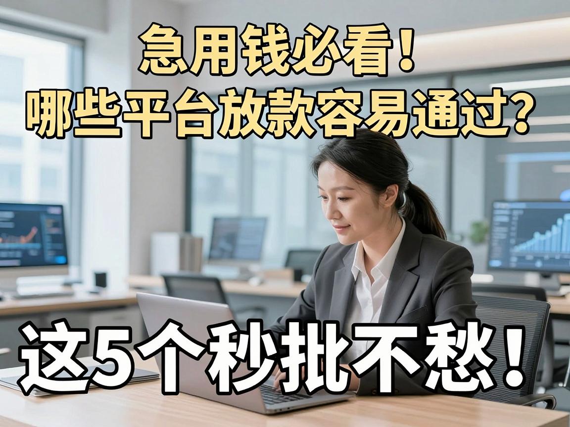 急用钱必看!哪些平台放款容易通过?这5个秒批不愁
