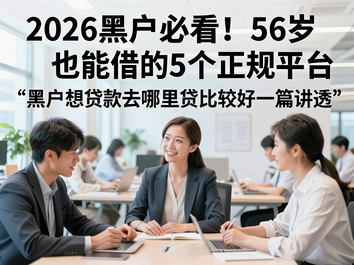 2026黑户必看!56岁也能借的5个正规平台,黑户想贷款去哪里贷比较好一篇讲透