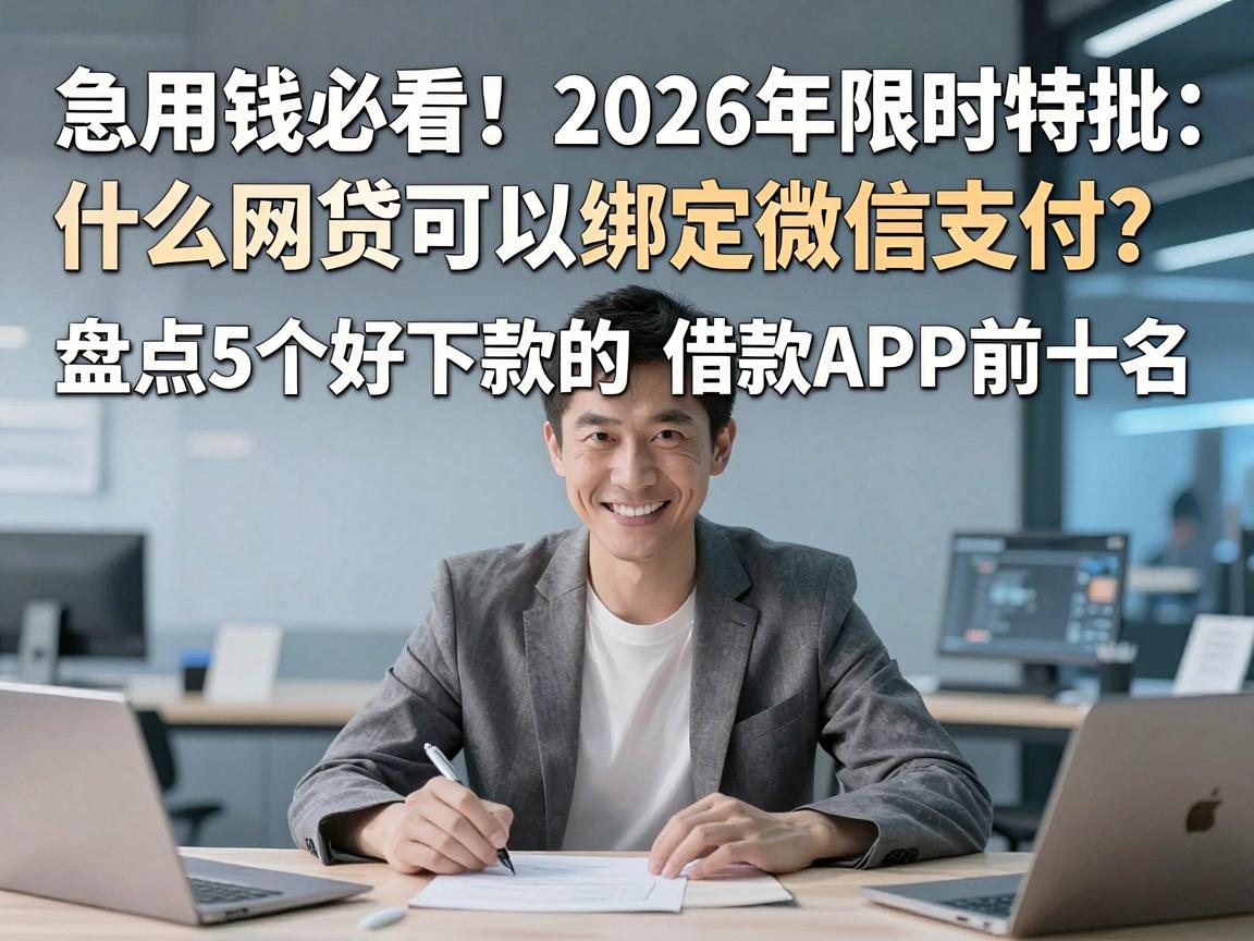 急用钱必看!2026年限时特批:什么网贷可以绑定微信支付?盘点5个好下款的借款APP前十名