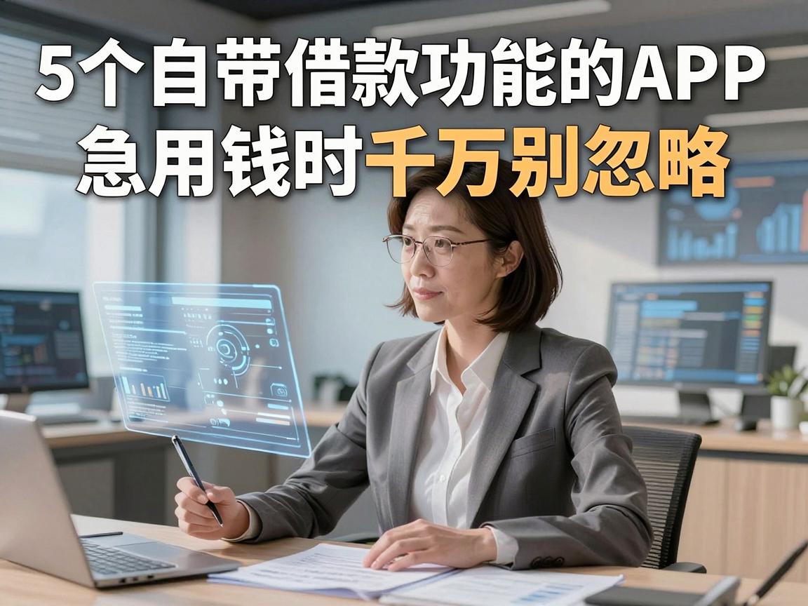 5个自带借款功能的APP,急用钱时千万别忽略!