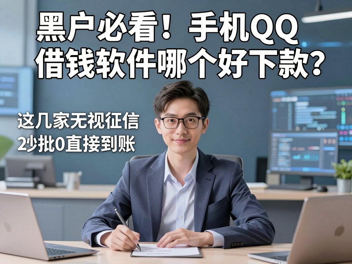 黑户必看!手机QQ借钱软件哪个好下款?这几家无视征信秒批2000直接到账